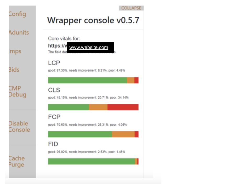 wrapper console