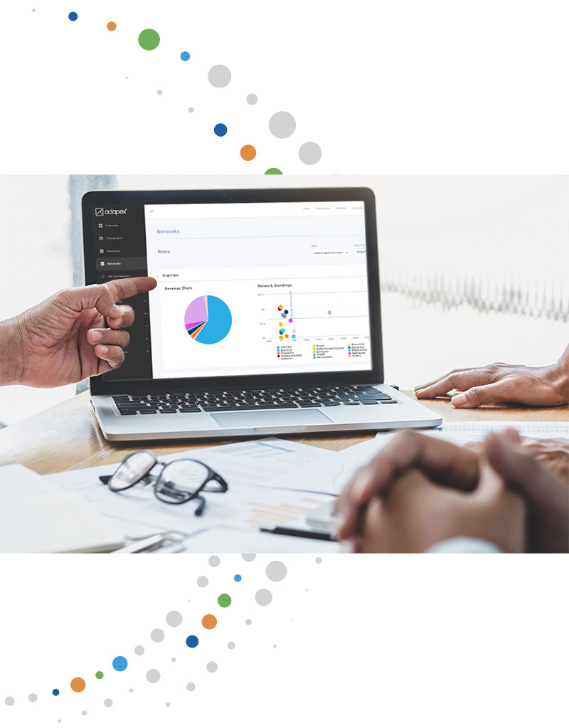 Adapex data review on laptop